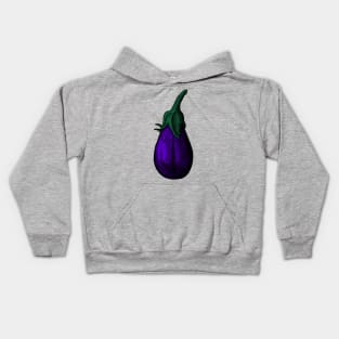 Eggplant Kids Hoodie